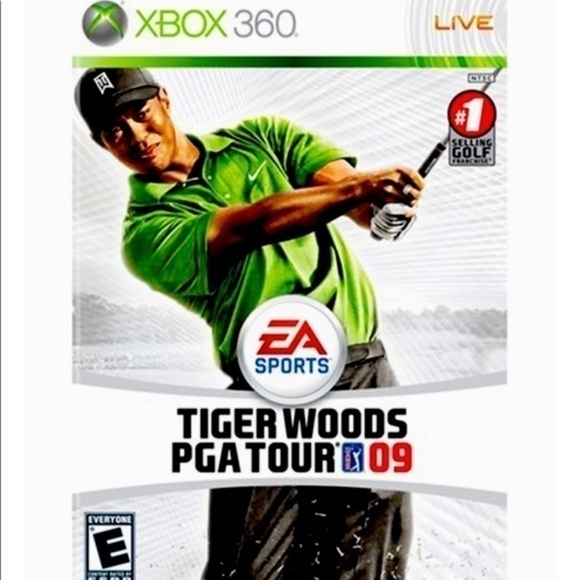 XBox 360 Game Other - 𝅺24. & 25. Tiger Woods PGA Tour 09 - Xbox 360